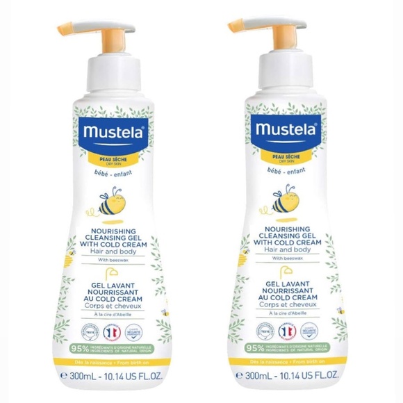 Mustela Baby Nourishing Cleansing Gel Pack of 2 - Picture 1 of 2